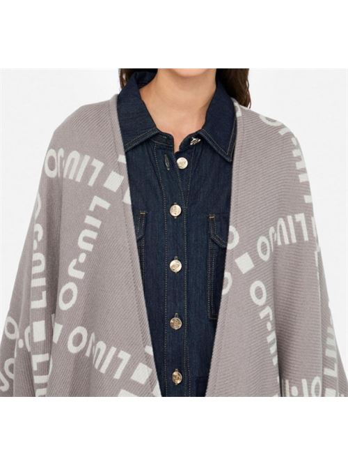 poncho with maxi rhombus logo Liu Jo | 2F5033T0300.71502